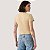 BLUSA LEVIS MANGA CURTA T-SHIRT ALGODÃO BEGE FEMININA - Imagem 2