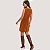 VESTIDO LEZ A LEZ REGATA CARAMELO DE VISCOSE CURTO FEMININO - Imagem 2