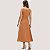 VESTIDO LEZ A LEZ REGATA BEGE DE VISCOSE MIDI FEMININO - Imagem 2