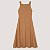 VESTIDO LEZ A LEZ REGATA BEGE DE VISCOSE MIDI FEMININO - Imagem 4