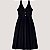 VESTIDO LEZ A LEZ REGATA MISTO LONGO PRETO FEMININO - Imagem 1