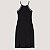 VESTIDO LEZ A LEZ REGATA TRICÔ PRETO FEMININO - Imagem 1