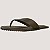 CHINELO RESERVA DEDO ACQUA COURO MARROM MASCULINO - Imagem 1