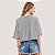 BLUSA COLCCI MC CROPPED OVER SIZE CINZA FEMININA - Imagem 2