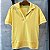 POLO COLCCI MC  SLIM PIQUET AMARELO CLARO FEMININA - Imagem 1