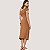 VESTIDO MIDI COLCCI NULA MANGA MARROM FEMININO - Imagem 2
