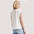 BLUSA LEVIS REGATA ALGODÃO BRANCO FEMININA - Imagem 3