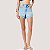 SHORT SLY JEANS CLARO  BRUTO  BASIC FEMININO - Imagem 1