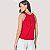 BLUSA SLY REGATA POLIESTER VERMELHO FEMININA - Imagem 2