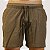 SHORT DESERT POLIESTER FITNES LISO MARROM MASCULINO - Imagem 1