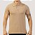 POLO DESERT MC COMFORT PIQUET ALGODAO BEGE MASCULINA - Imagem 1