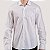 CAMISA DESERT ML SLIM ALGODÃO LISTRADO OFF WHITE - Imagem 1