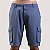 BERMUDA DESERT BRIM CARGO AZUL MASCULINA - Imagem 1