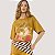 BLUSA COLCCI MC T-SHIRT ALGODAO CARAMELO FEMININA - Imagem 1