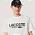CAMISETA LACOSTE MC COMFORT ALGODÃO BRANCO MASCULINA - Imagem 2