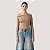 BLUSA LEVIS ML  VISCOSE/ELASTANO BEGE FEMININA - Imagem 1