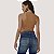 BLUSA COLCCI REGATA CANELADA MARROM FEMININO ADULTO - Imagem 3