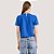 BLUSA COLCCI MANGA CURTA T-SHIRT AZUL ROYAL FEMININO ADULTO - Imagem 2