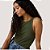 BLUSA LEVIS REGATA ALGODÃO LISA VERDE MILITAR FEMININO ADULTO - Imagem 3