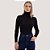 BLUSA MAMÕ MANGA LONGA TRICÔ GOLA ALTA PRETO FEMININO ADULTO - Imagem 1