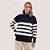BLUSA MAMÕ MANGA LONGA TRICÔ AZUL MARINHO FEMININO ADULTO - Imagem 1