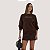 BLUSAO COLCCI MOLETOM CARECA MARROM FEMININO ADULTO - Imagem 1
