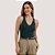 BLUSA MAMÕ REGATA TRICÔ VERDE FEMININO ADULTO - Imagem 3