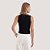 BLUSA MAMÕ REGATA TRICÔ PRETO FEMININO ADULTO - Imagem 2