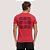 CAMISETA DESERT MANGA CURTA COMFORT ALGODÃO SILKADA VERMELHO MASCULINO ADULTO - Imagem 3