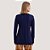 CASACO MAMÕ TRICÔ CARDIGAN ALONGADO AZUL MARINHO FEMININO ADULTO - Imagem 2