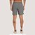 SHORT DESERT POLIESTER COM ELASTANO FITNESS CINZA MASCULINO ADULTO - Imagem 3