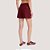 SHORT COLCCI ALFAIATARIA BORDÔ FEMININO ADULTO - Imagem 2