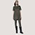 VESTIDO SLY MANGA CURTA SUEDE  VERDE FEMININO ADULTO - Imagem 1