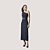VESTIDO SLY NULA MANGA MALHA PRETO FEMININO ADULTO - Imagem 1