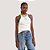 BLUSA COLCCI REGATA CANELADA BRANCO FEMININO ADULTO - Imagem 1