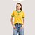BLUSA COLCCI MANGA CURTA T-SHIRT AMARELO FEMININO ADULTO - Imagem 1