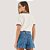 POLO COLCCI MANGA CURTA OFFWHITE ALGODÃO FEMININO ADULTO - Imagem 2