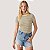 BLUSA LEVIS MANGA CURTA T-SHIRT ALGODÃO BEGE FEMININO ADULTO - Imagem 1