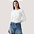 BLUSA LEVIS MANGA LONGA ALGODÃO OFFWHITE FEMININO ADULTO - Imagem 1