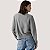 CASACO LEVIS MISTO CARDIGAN CINZA FEMININO ADULTO - Imagem 3