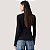 BLUSA LEVIS MANGA LONGA ALGODÃO PRETO FEMININO ADULTO - Imagem 2