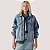 JAQUETA LEVIS JEANS CLARO SEM CAPUZ FEMININO ADULTO - Imagem 1
