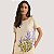 BLUSA LEZ A LEZ MANGA CURTA VISCOSE BEGE FEMININO ADULTO - Imagem 1