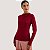 BLUSA LEZ A LEZ MANGA LONGA MALHA VINHO FEMININO ADULTO - Imagem 1