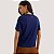 BLUSA LEZ A LEZ MANGA CURTA VISCOSE AZUL MARINHO FEMININO ADULTO - Imagem 2