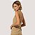 BLUSA LEZ A LEZ REGATA VISCOSE BEGE FEMININO ADULTO - Imagem 2