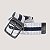 CINTO DESERT LONA DUPLA FACE BRANCO LISTRADO MASCULINO ADULTO - Imagem 1