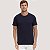 CAMISETA DESERT MANGA CURTA SLIM ALGODÃO E ELASTANO LISO AZUL MARINHO MASCULINO ADULTO - Imagem 1