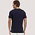 CAMISETA DESERT MANGA CURTA SLIM ALGODÃO E ELASTANO LISO AZUL MARINHO MASCULINO ADULTO - Imagem 2