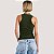 BLUSA COLCCI REGATA MALHA CANELADA VERDE FEMININO ADULTO - Imagem 2